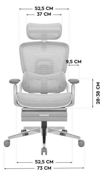 Kancelářská židle Expert 9.3 Grey