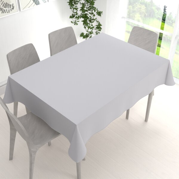 Biante Dekorační obdélníkový ubrus Rongo RG-016 Světle šedý 80x120 cm