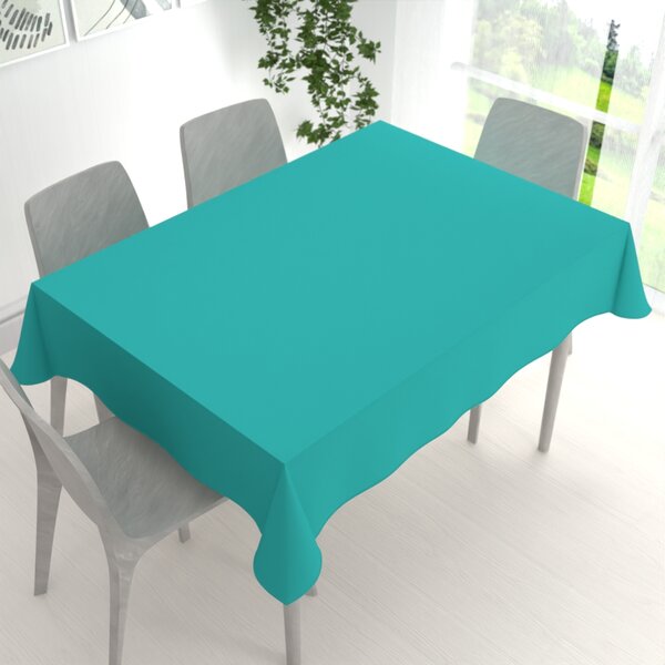 Biante Dekorační obdélníkový ubrus Rongo RG-020 Tyrkysový 50x100 cm