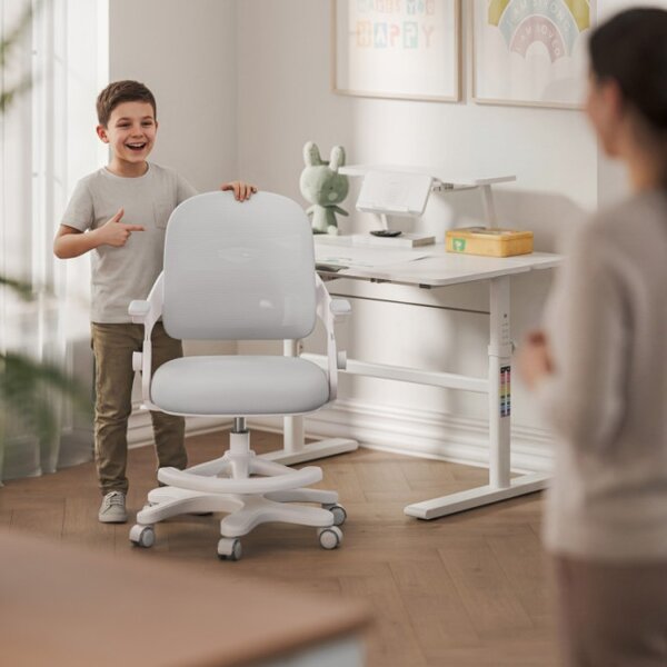 Dětská otočná židle Mark Adler Junior 4.3 šedá