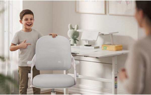 Dětská otočná židle Mark Adler Junior 4.3 šedá