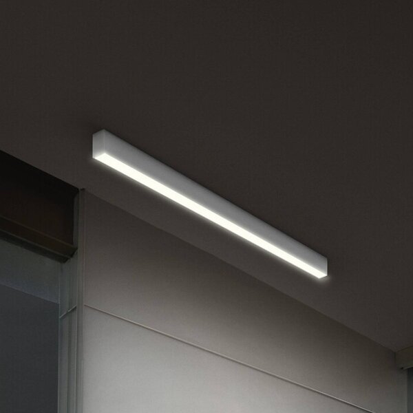 OSRAM LED stropní svítidlo Office line Cuboid bílé 4000 K stmívatelné, stmívatelný, Bílá / opál, Pracovna / kancelář, Hliník, Moderní