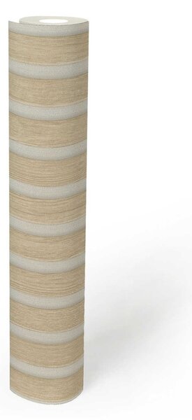 A.S. Création | Vliesová tapeta na zeď Elements 239109-7 | 0,53 x 10,05 m | krémová, béžová