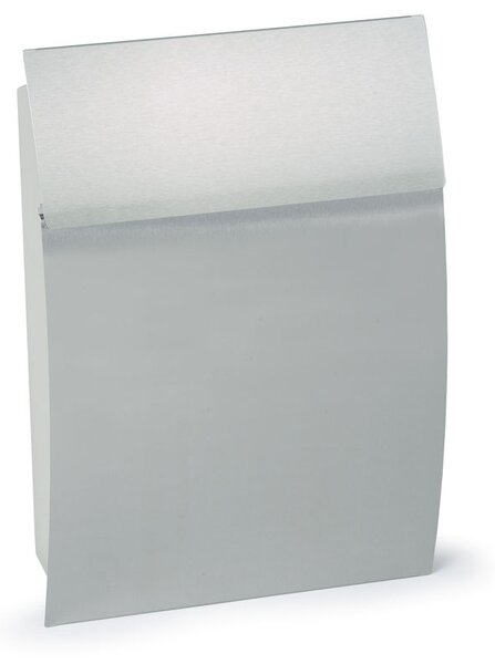Poštovní schránka na dopisy, 450 x 320 x 100 mm, nerez