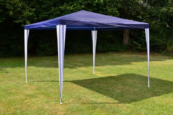 Garthen Zahradní párty stan, modrý, 3 x 3 m