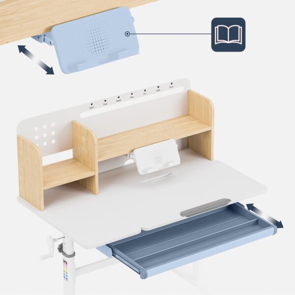 Dětský rostoucí psací stůl Mark Adler Study 5.7 Grey