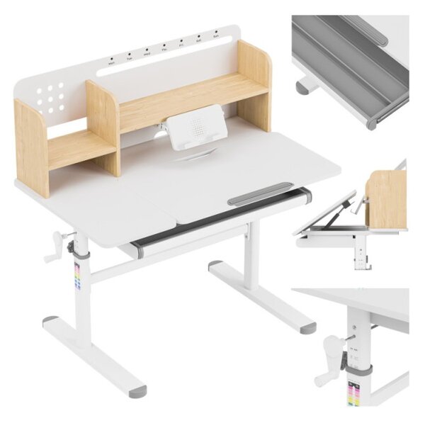 Dětský rostoucí psací stůl Mark Adler Study 5.7 Grey