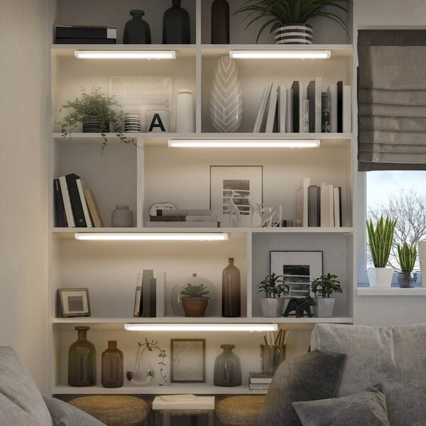 OSRAM LED lampa na nábytek Linear Turn connect bílá 55 cm stmívatelné, stmívatelný, Bílá / opál, Pracovna / kancelář, Hliník, Moderní