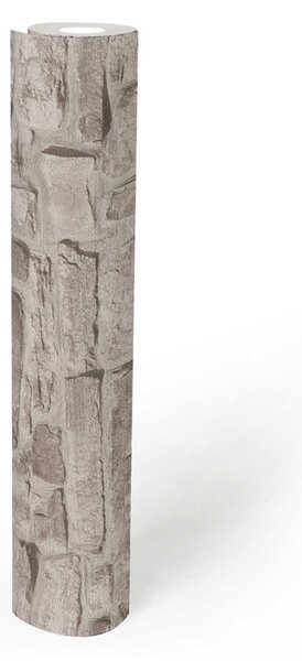 A.S. Création | Vliesová tapeta na zeď Elements 238815-3 | 0,53 x 10,05 m | šedá, bílá