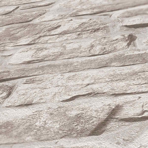 A.S. Création | Vliesová tapeta na zeď Elements 238815-3 | 0,53 x 10,05 m | šedá, bílá