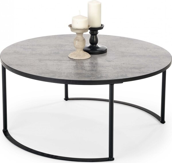 Konferenční stolek MAKA - černý/šedý