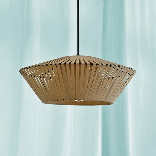 OSRAM Závěsné světlo Decor Pásek Ø 40,5 cm, béžová, textil, E27, stmívatelný, Krémová / jantar, Obývací pokoj / jídelna, Textil / tkanina / hedvábí