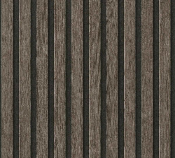 A.S. Création | Vliesová tapeta na zeď Elements 239109-3 | 0,53 x 10,05 m | hnědá, černá