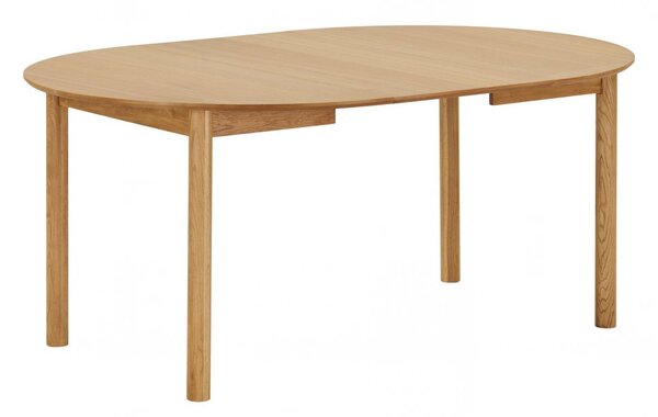 Bundaberg jídelní stůl, dubová dýha, 120/170/220 × 120 × 75 cm – House Nordic