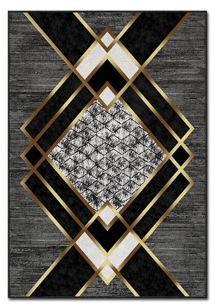 Conceptum Hypnose Koberec Gogo 160x230 cm černý/zlatý