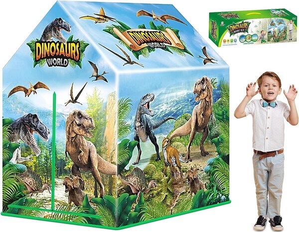 Tg67272 Dětský Domeček Stan Dinosaurus Domácí Zahrada