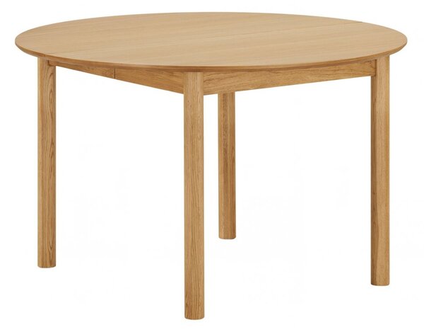 Bundaberg jídelní stůl, dubová dýha, 120/170/220 × 120 × 75 cm – House Nordic