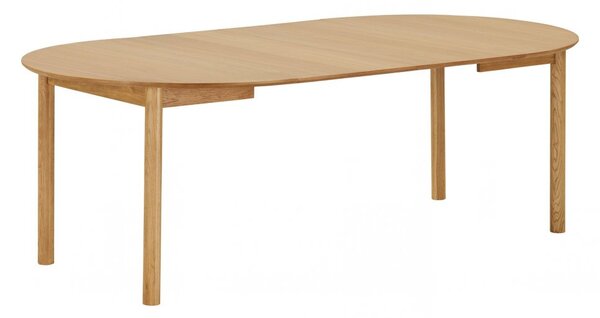 Bundaberg jídelní stůl, dubová dýha, 120/170/220 × 120 × 75 cm – House Nordic