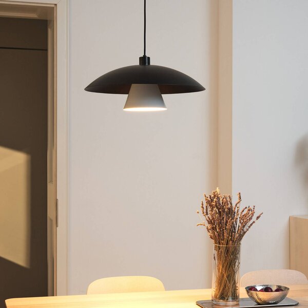 OSRAM závěsné světlo Decor Flying Mushroom černá/bílá, ocel, stmívatelný, Černá, Kuchyň, kov, Moderní