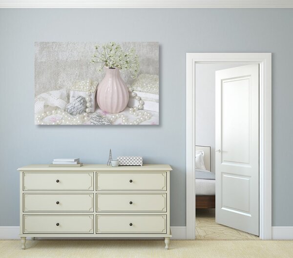 Obraz luxusní Shabby Chic zátiší