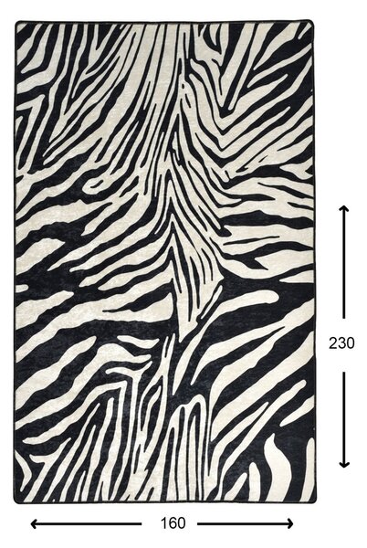 Conceptum Hypnose Koberec Zebra 160x230 cm bílý/černý