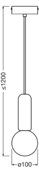 OSRAM závěsné světlo Decor Concrete Mic, béžové, beton, G9, stmívatelný, Krémová / jantar, Obývací pokoj / jídelna, Beton, Moderní