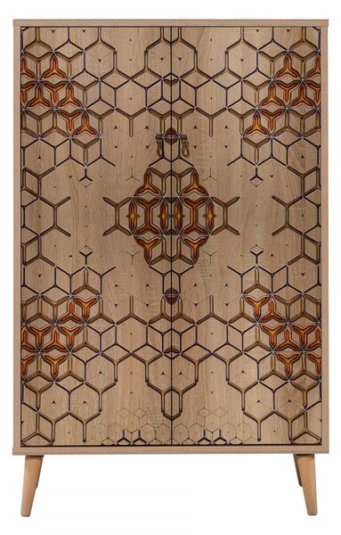 Hanah Home Komoda Multibox 80 cm hnědá