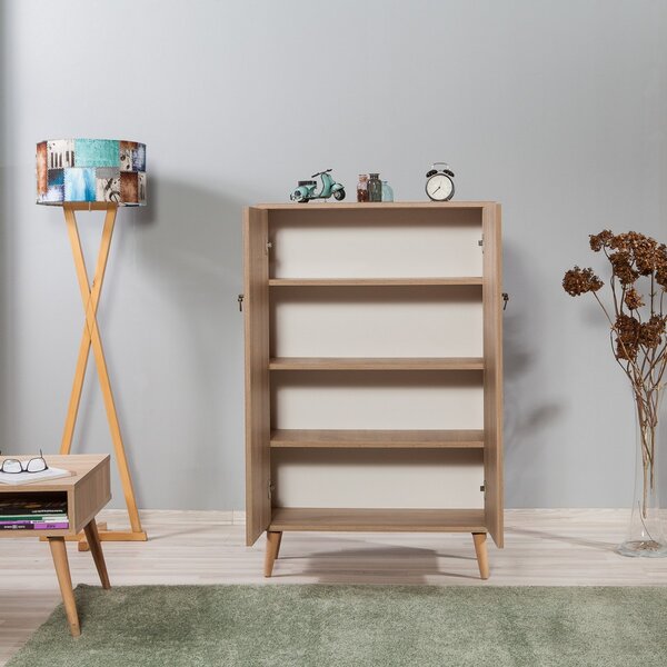 Hanah Home Komoda Multibox 80 cm hnědá