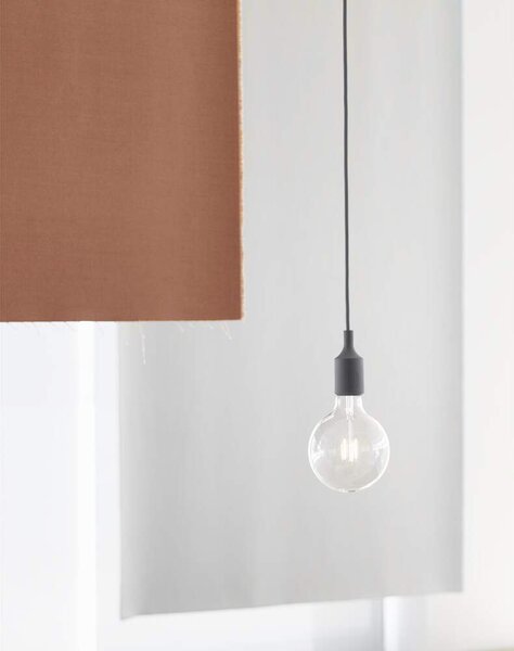 Muuto Závěsná LED lampa E27, dark grey 13340