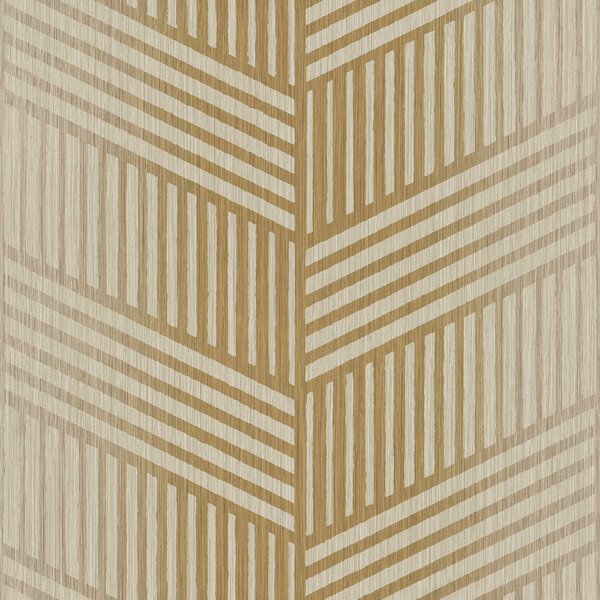 Zlato-béžová vliesová tapeta na zeď, geometrický vzor, 24483, Textum, Cristiana Masi by Parato
