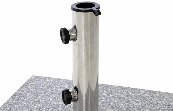 Garthen Podstavec na slunečník čtvercový, žula, 25 kg