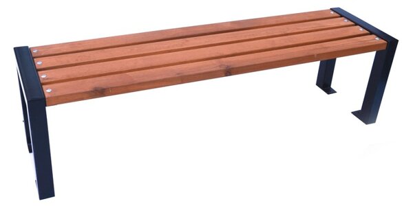 ROJAPLAST Parková lavice - OPOLÁNKY, dřevěná/kovová