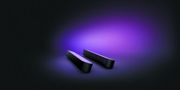 Philips - SADA 2x LED RGB Stmívatelná stolní lampa Hue PLAY DPACK WACA 6W/230V