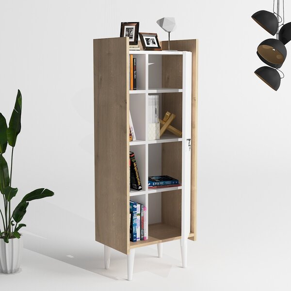 Hanah Home Koupelnová skříňka Mirage 50 cm bílá/hnědá