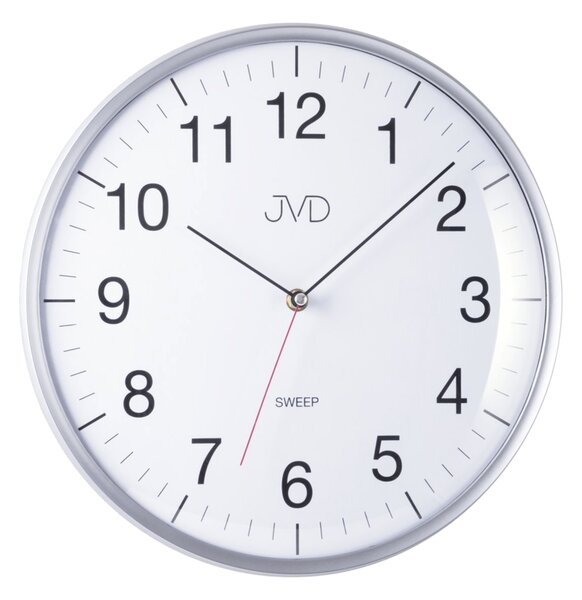JVD Netikajcí analogové tiché nástěnné hodiny JVD HA16.1
