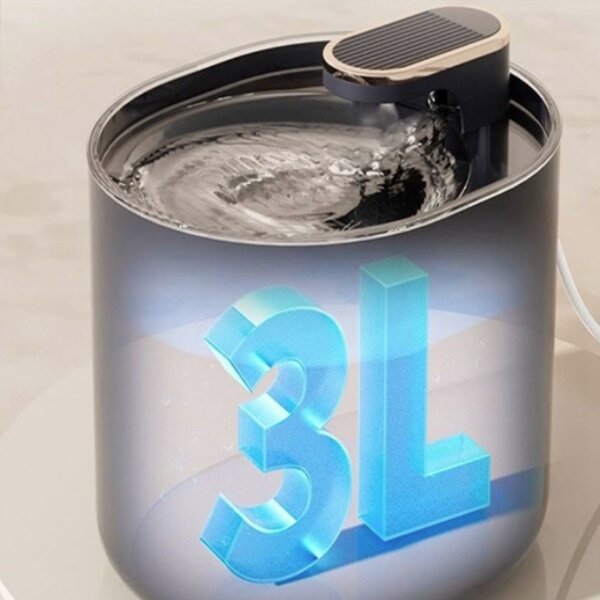 Automatická fontánka pro psy a kočky - bílá