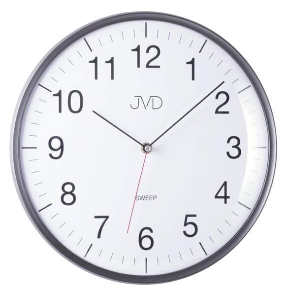JVD Netikajcí analogové tiché nástěnné hodiny JVD HA16.2