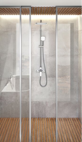 Novaservis - Sprchová sada s baterií METALIA ECO lesklý chrom
