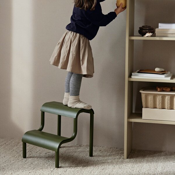 FERM LIVING Stolička Up Step, Poppy Red