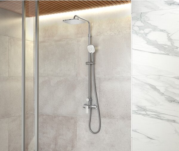 Novaservis - Sprchová sada s baterií METALIA ECO lesklý chrom
