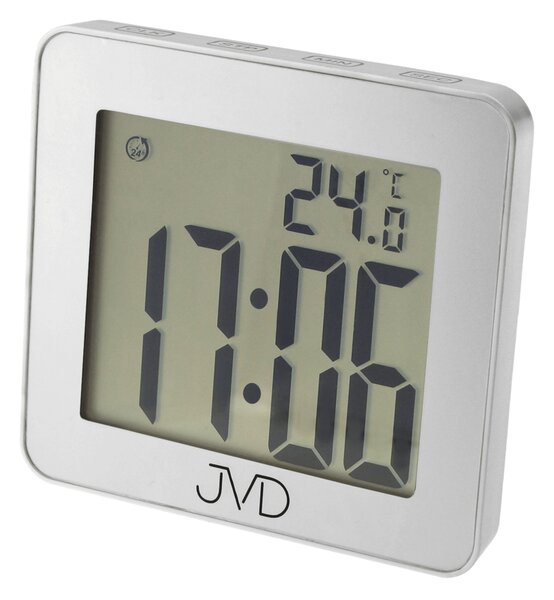 JVD Koupelnové hodiny stříbrné JVD SH8209.1