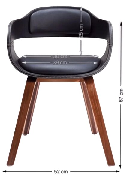 Kare designové jídelní židle Costa Armchair