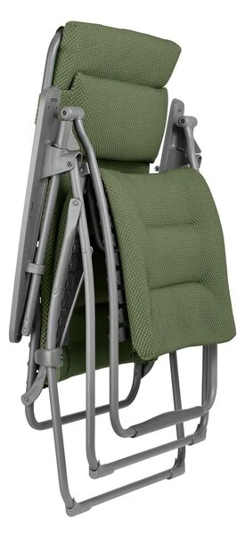 Relaxační křeslo Lafuma FUTURA XL BeComfort zelená Olive – ZERO GRAVITY, nosnost 150 kg