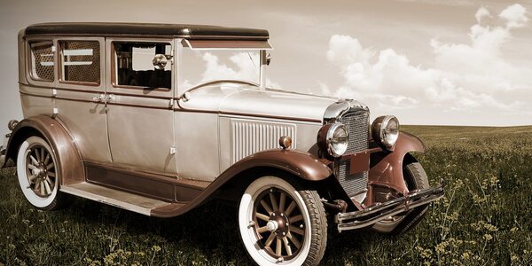 Obraz retro americký automobil
