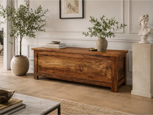 Truhlice Kali 120x45x45 z indického masivu palisandr