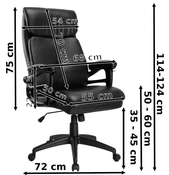 Kancelářská židle CONCORD 2.0 černá