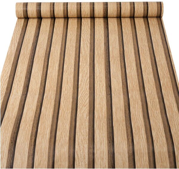 Samolepící tapety 45 cm x 10 m IMPOL TRADE 9342, lamely dub světlý, samolepící tapety