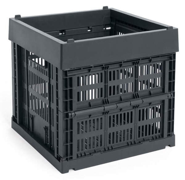 HAY Úložný box Colour Crate Cube, charcoal