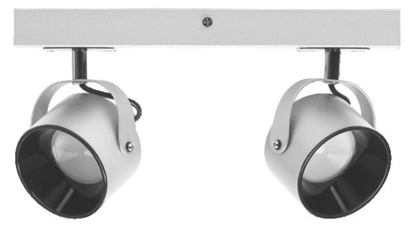 LEDVANCE LED nástěnné a stropní bodové svítidlo Jupiter stříbrné 2 spoty 4058075828223