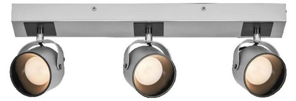 LEDVANCE LED nástěnné a stropní bodové svítidlo Jupiter stříbrné 3 spoty 4058075828247